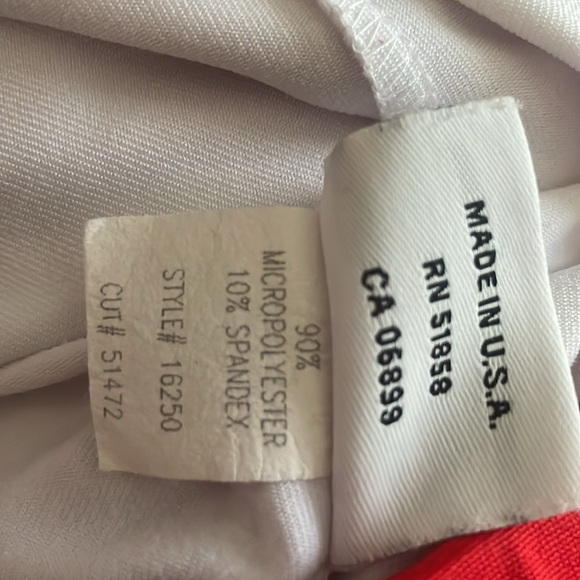 Vintage LBH red activewear skort—Made in USA - Picture 6 of 6